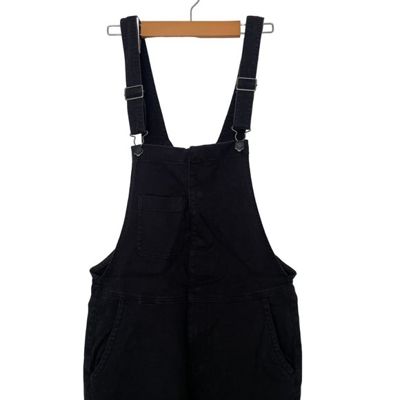 Black Stretchy Overalls - Picture 2 of 7